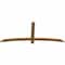 Ekena Millwork Bellingham Timber Gable Bracket, Western Red Cedar, 72"W x 30"H x 1 1/2"D x 3 1/2"F, 10/12 Pitch GBW072X30X0204BEL00SWR - alternate 4